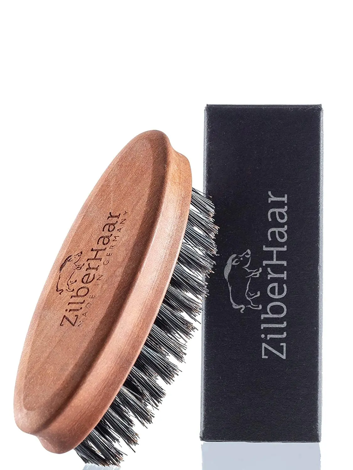 Spazzola da barba tascabile - Setola dura