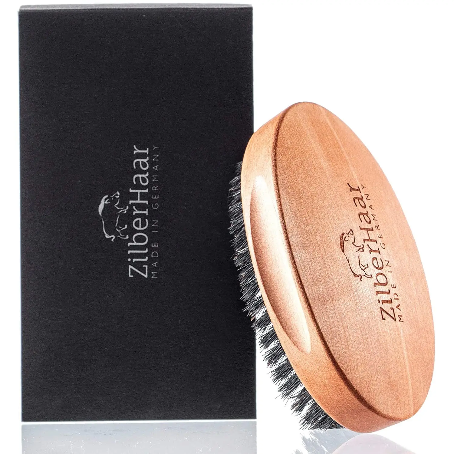 Spazzola Capelli e Barba Uomo - Versione Militare - Setole Morbide