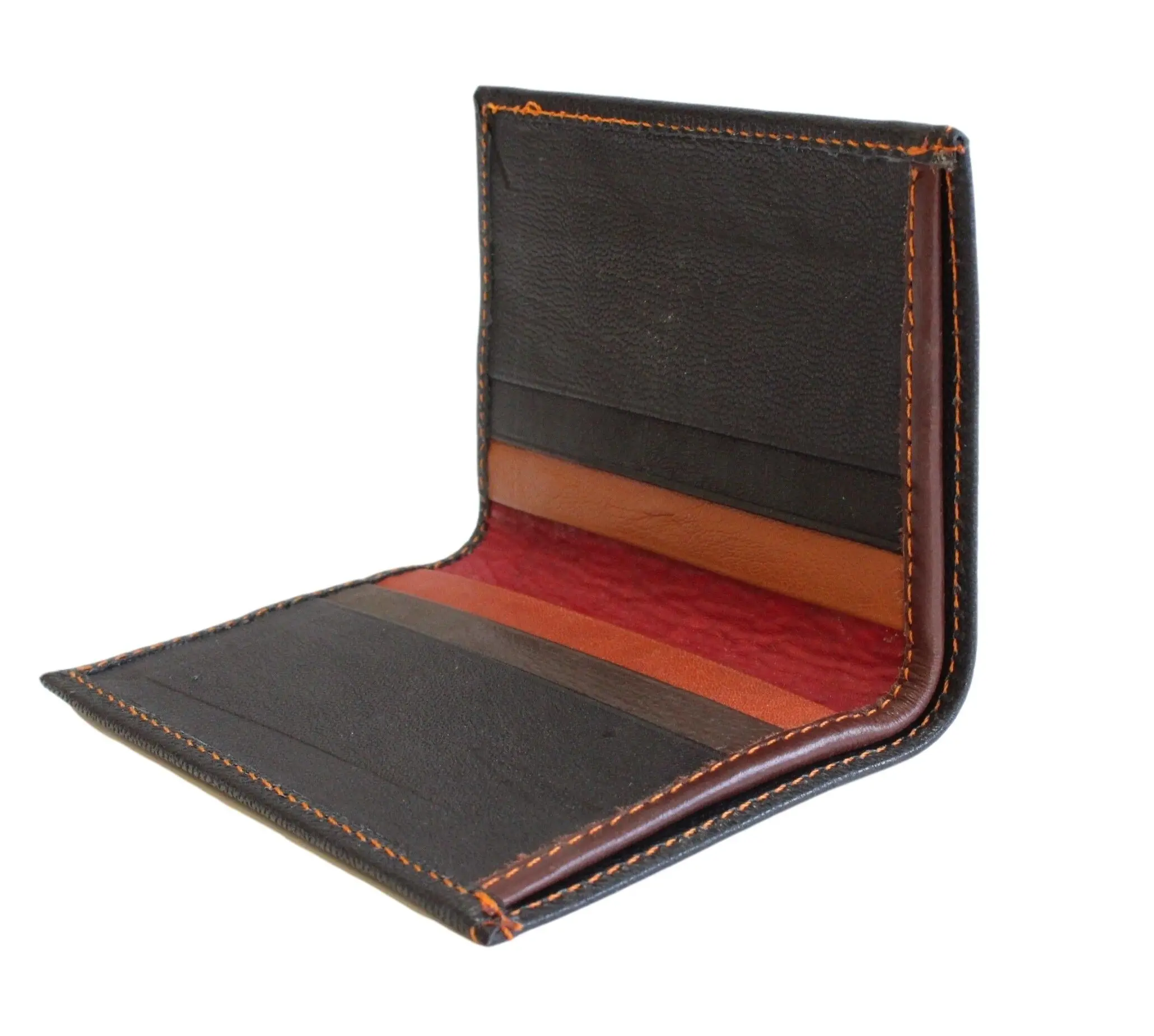 Porte-cartes compact en cuir de qualité -SEDA