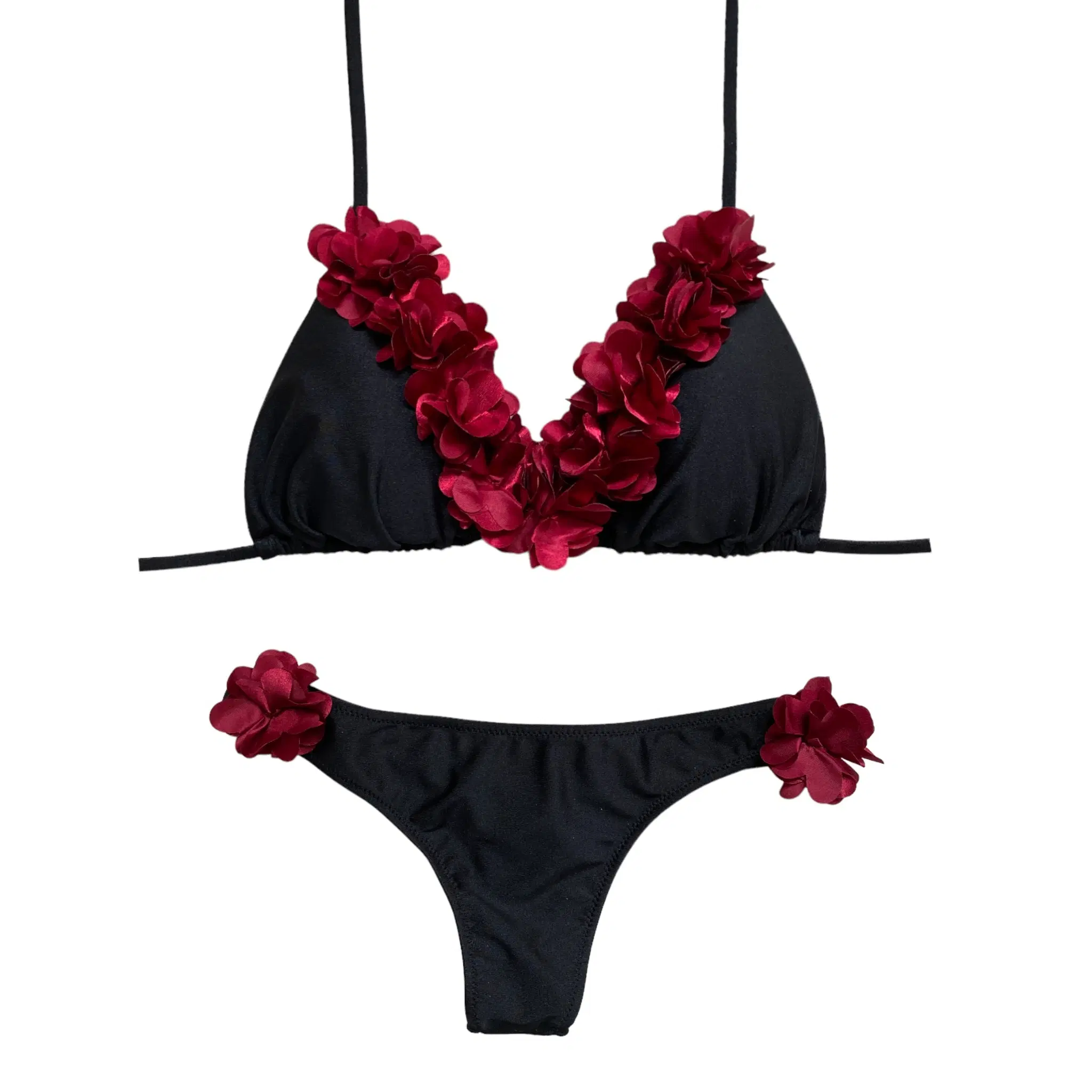 Triangle et string Melissa avec fleurs en édition limitée