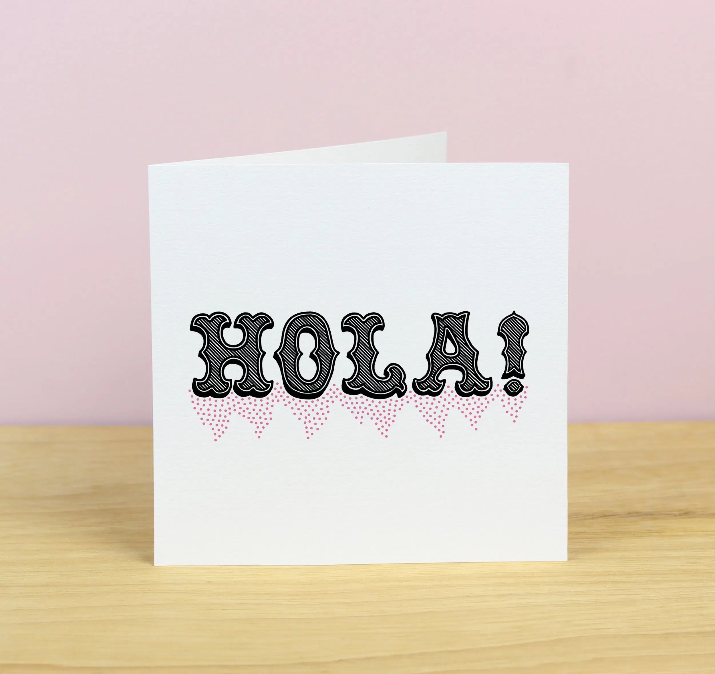 Hola-Grußkarte
