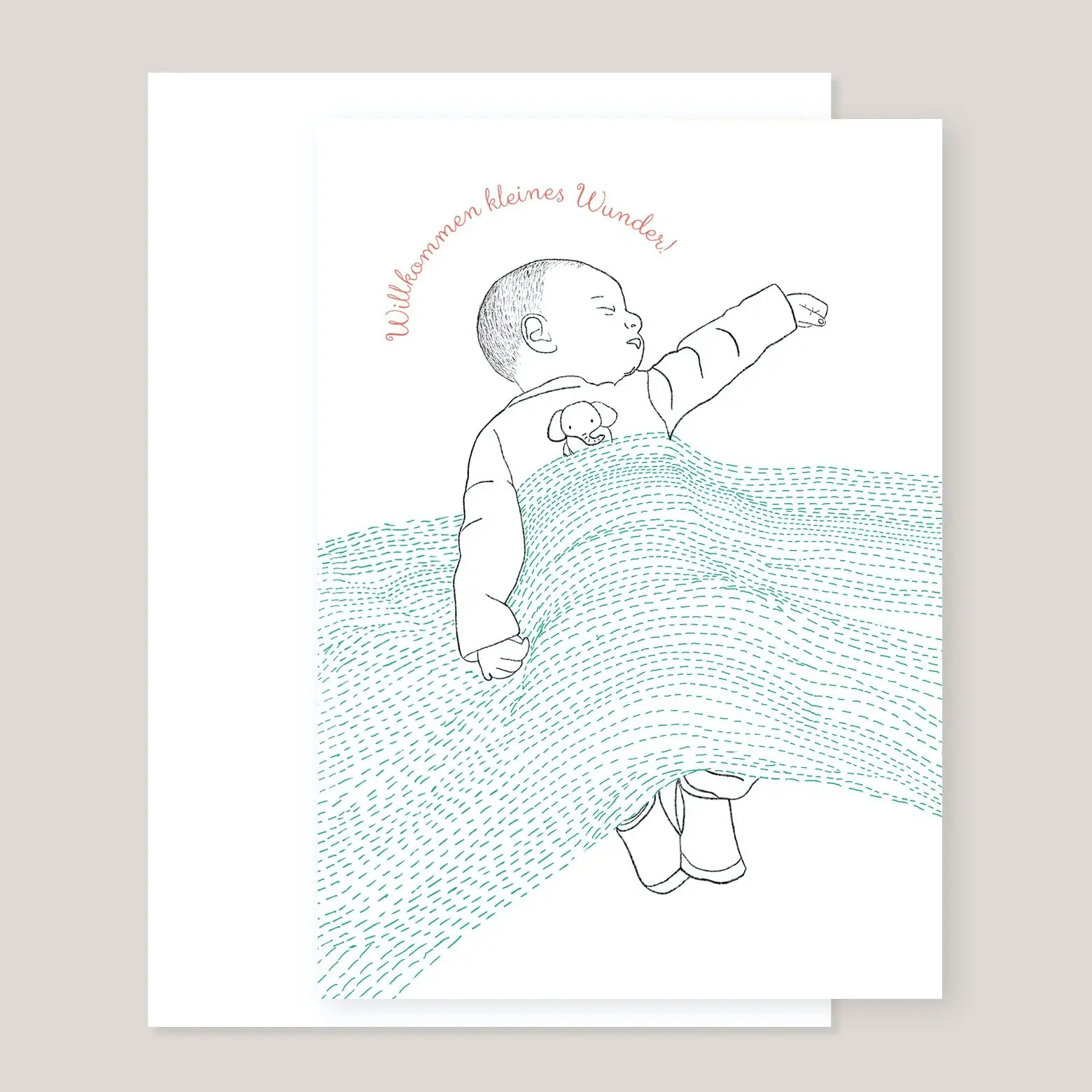 Carte de naissance »Welcome Little Miracle«