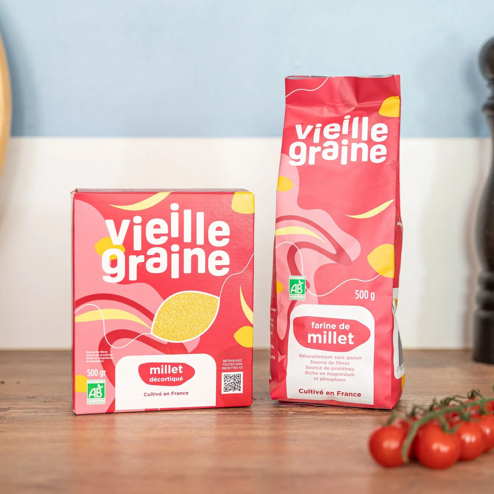 Millet décortiqué bio - 500 g - France