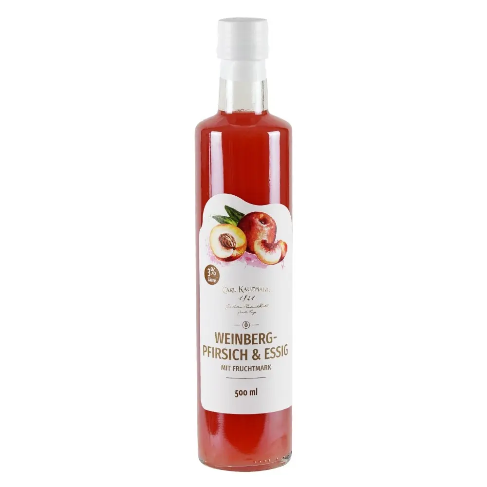 Carl Kaufmann vineyard peach & vinegar with fruit pulp 0.5 L