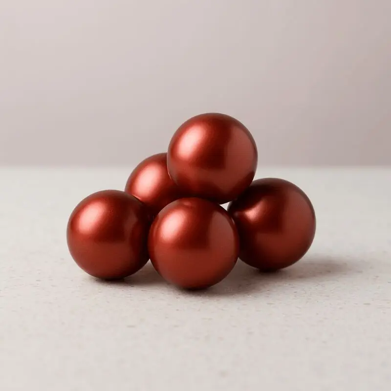 200 Round Bath Beads Island Vanilla Scent with Soybean Oil - Paraben Free - Ball for Foot Bath