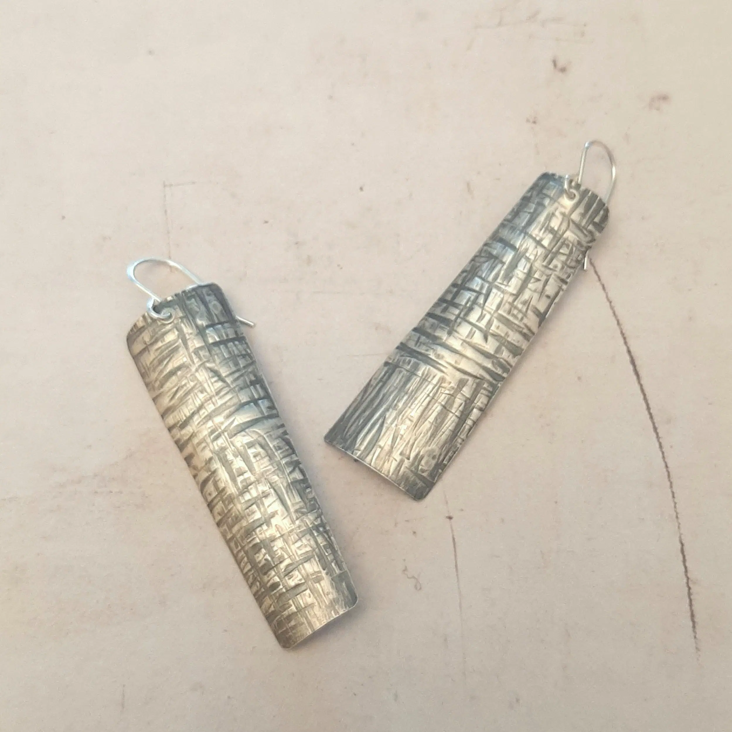 Ethnic Tucum Silver 925 Earrings