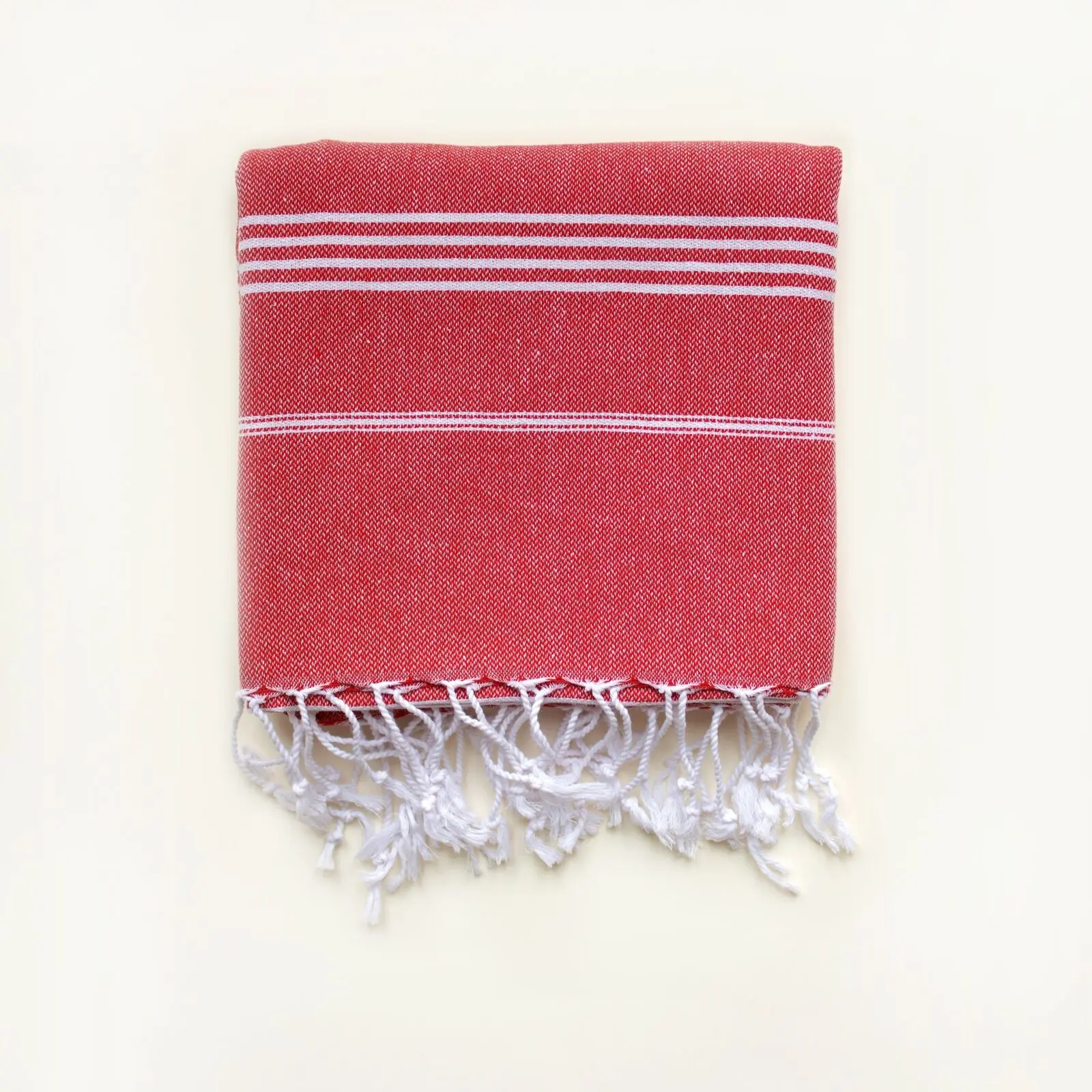 Serviette turque Beach Boys Rouge - Travaillez dur, voyagez plus dur ⛱