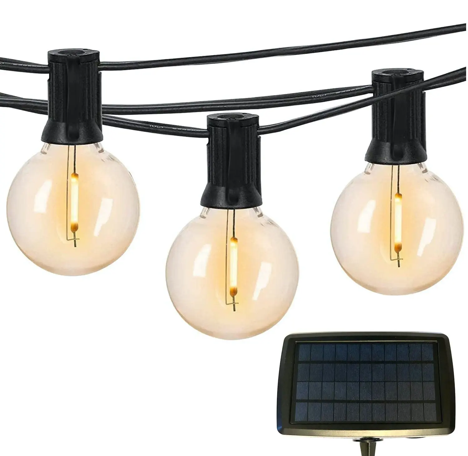 7.5m SOLAR light chain with 25 LED lamps