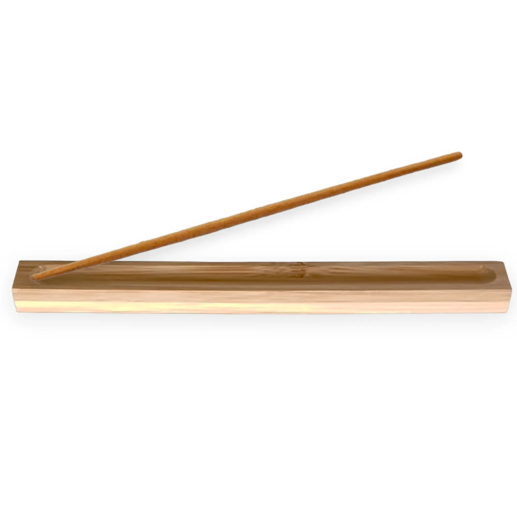 Incense holder - bamboo - 22.8 x 2.1 cm