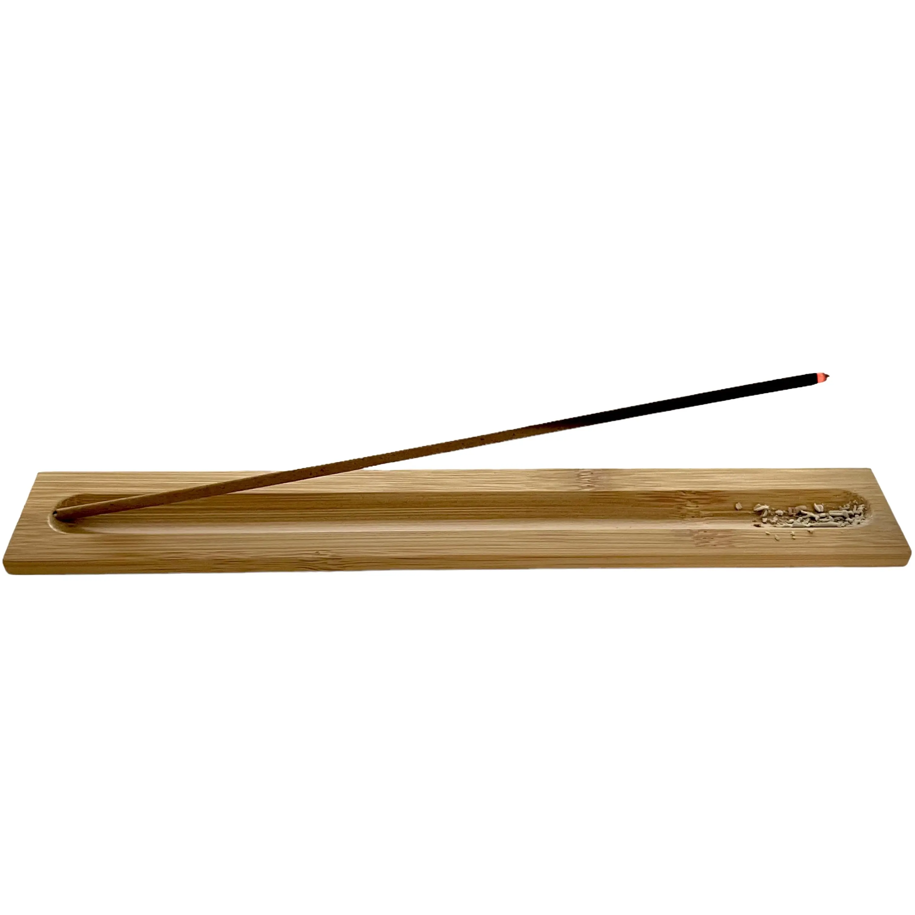 Incense holder - bamboo - 22 x 4 cm