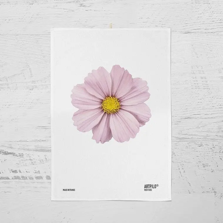 Floral cotton kitchen towel