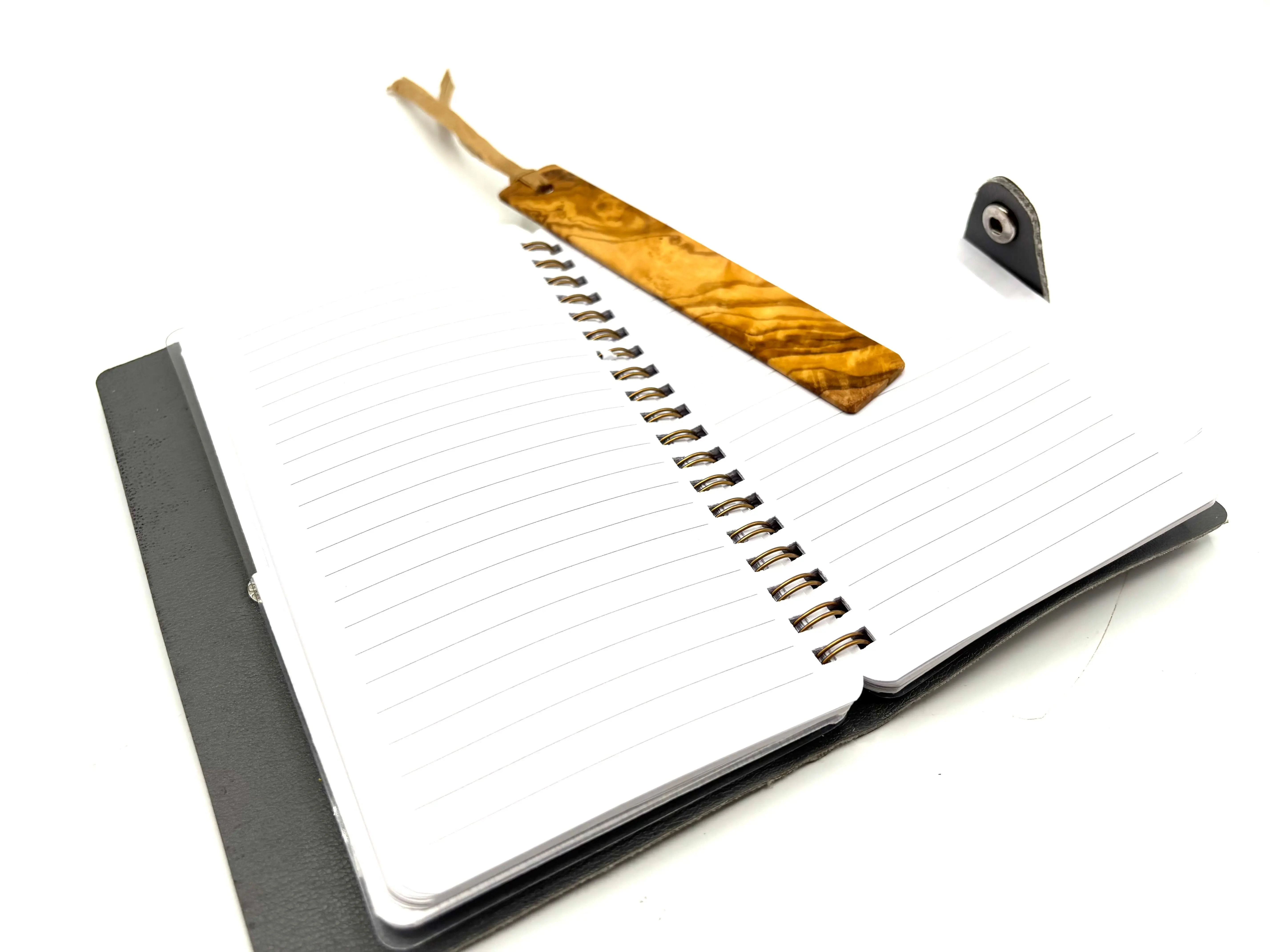 Bookmark made of olive wood without/with motif engraving