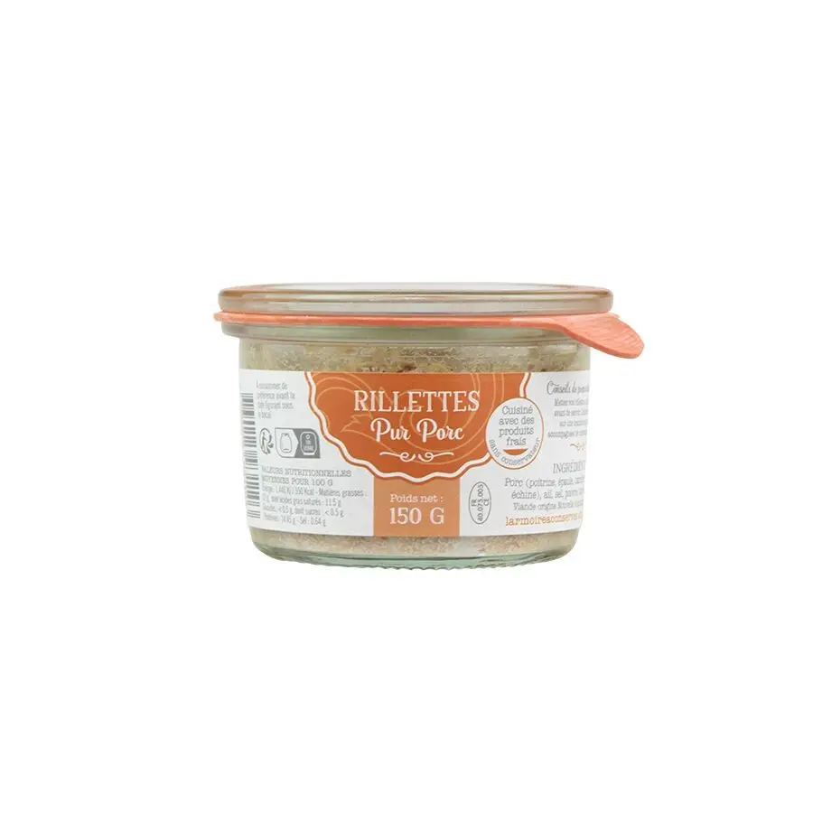 Rillettes aus reinem Schweinefleisch