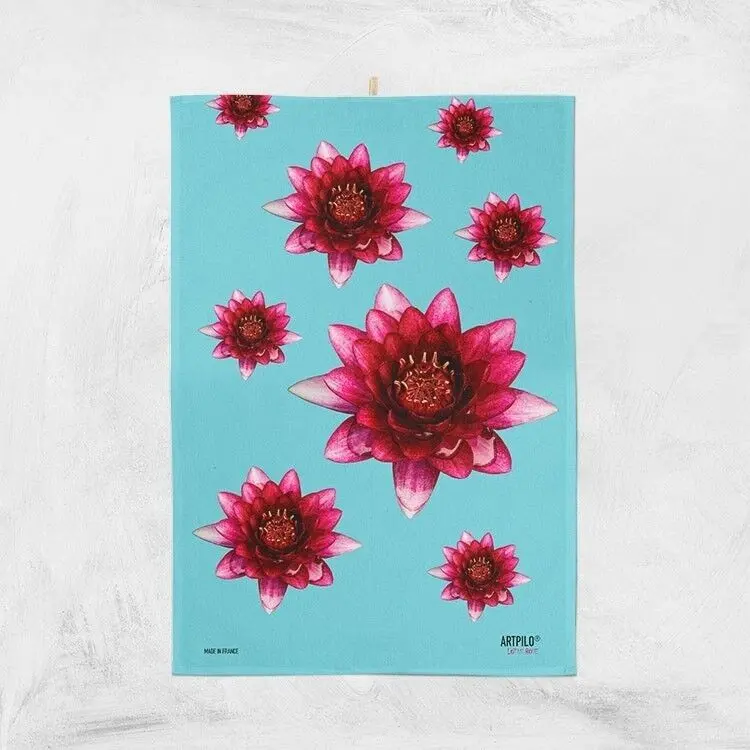 Lotus cotton kitchen towel