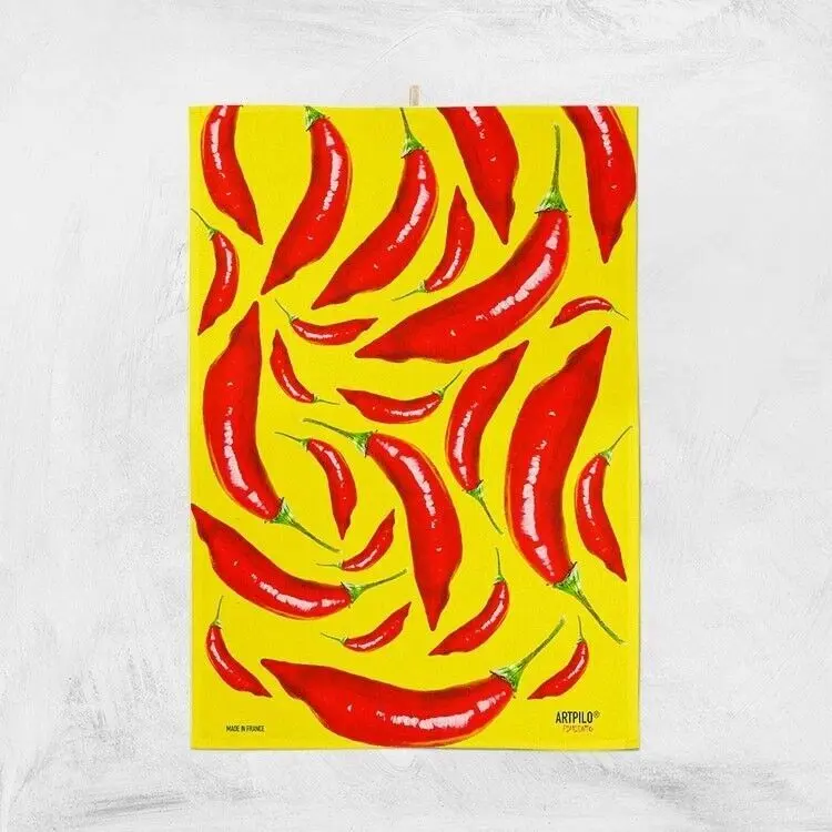 100% cotton pepper kitchen towel