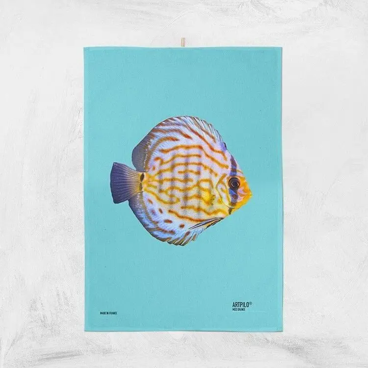 Fish cotton kitchen towel