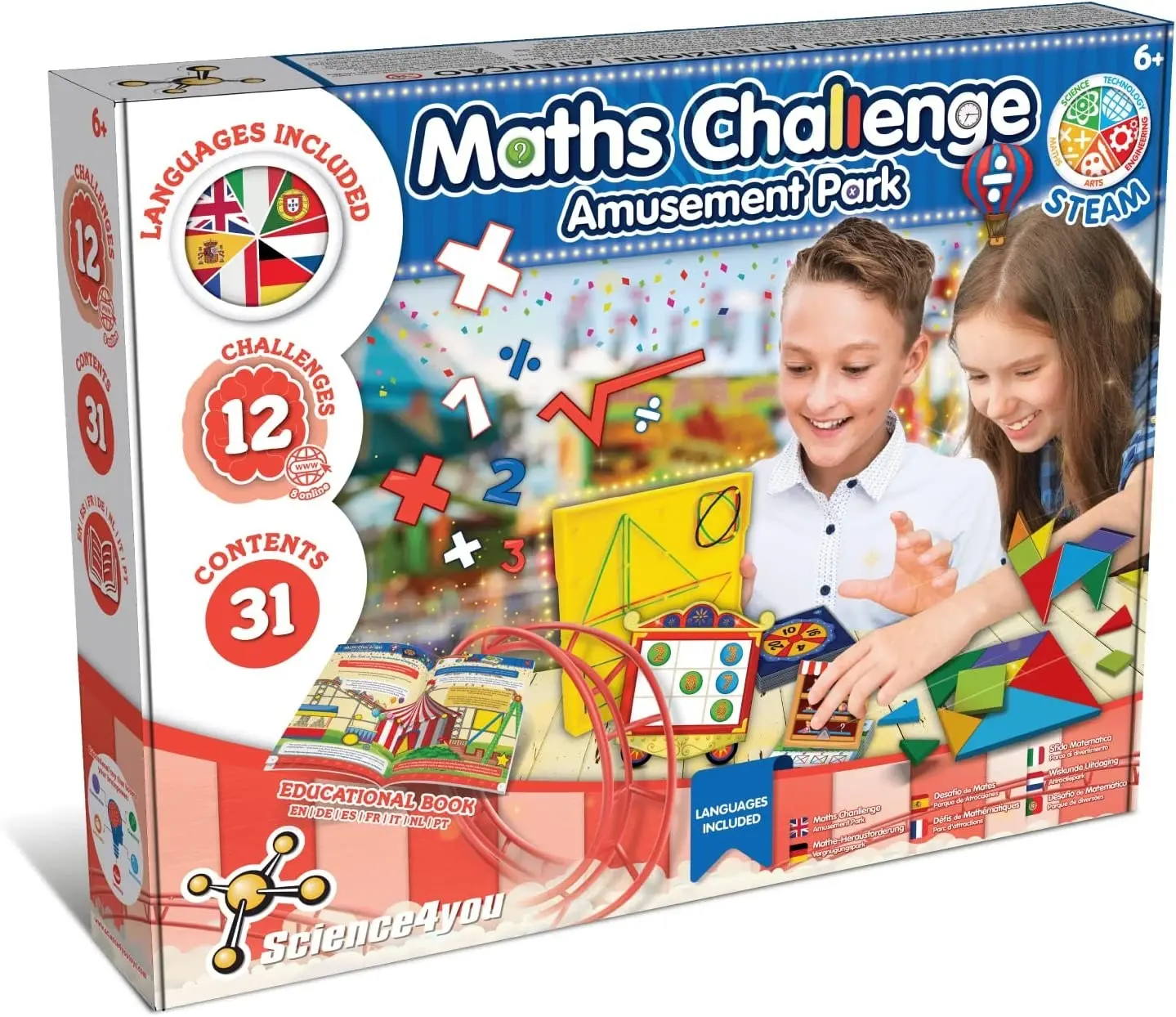Maths Challenge Amusement Park - STEM Toy