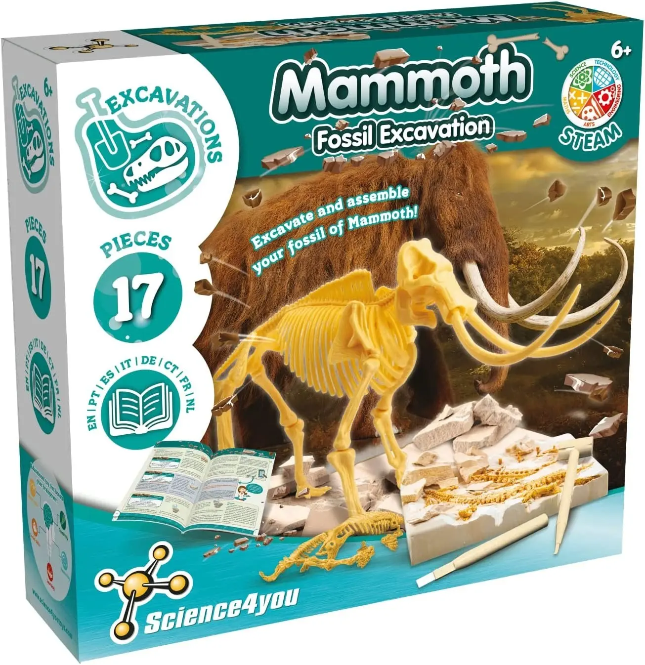 Mammoth Fossil Excavation - Educational Toy