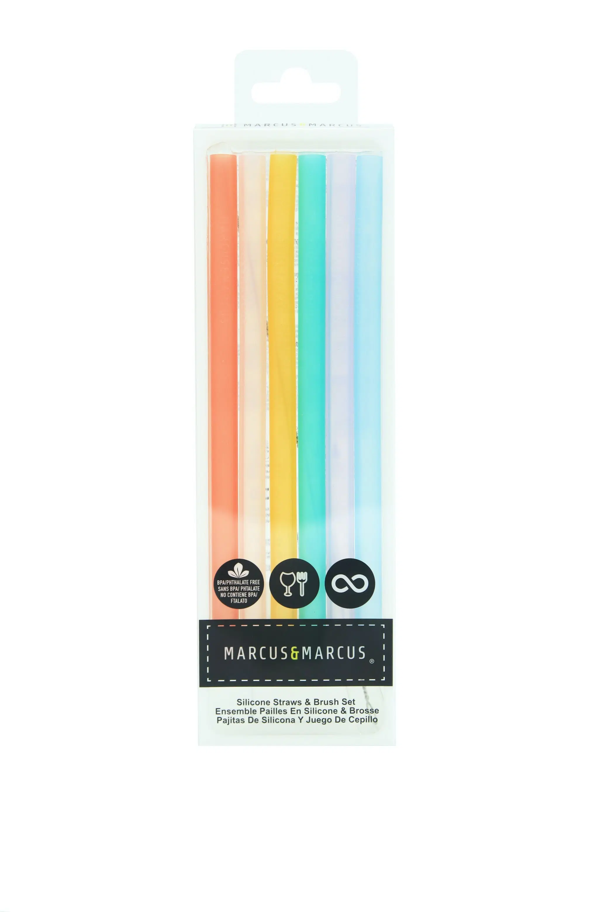 Marcus & Marcus Reusable Straws and Brush Set