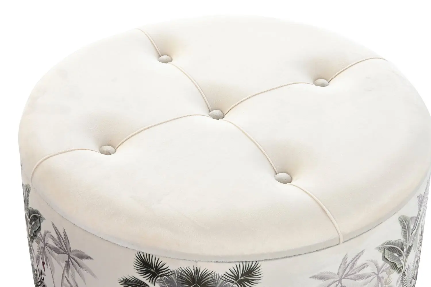 REPOSAPIES SET 2 POLIESTER MDF 80X80X43 TROPICAL MB193705