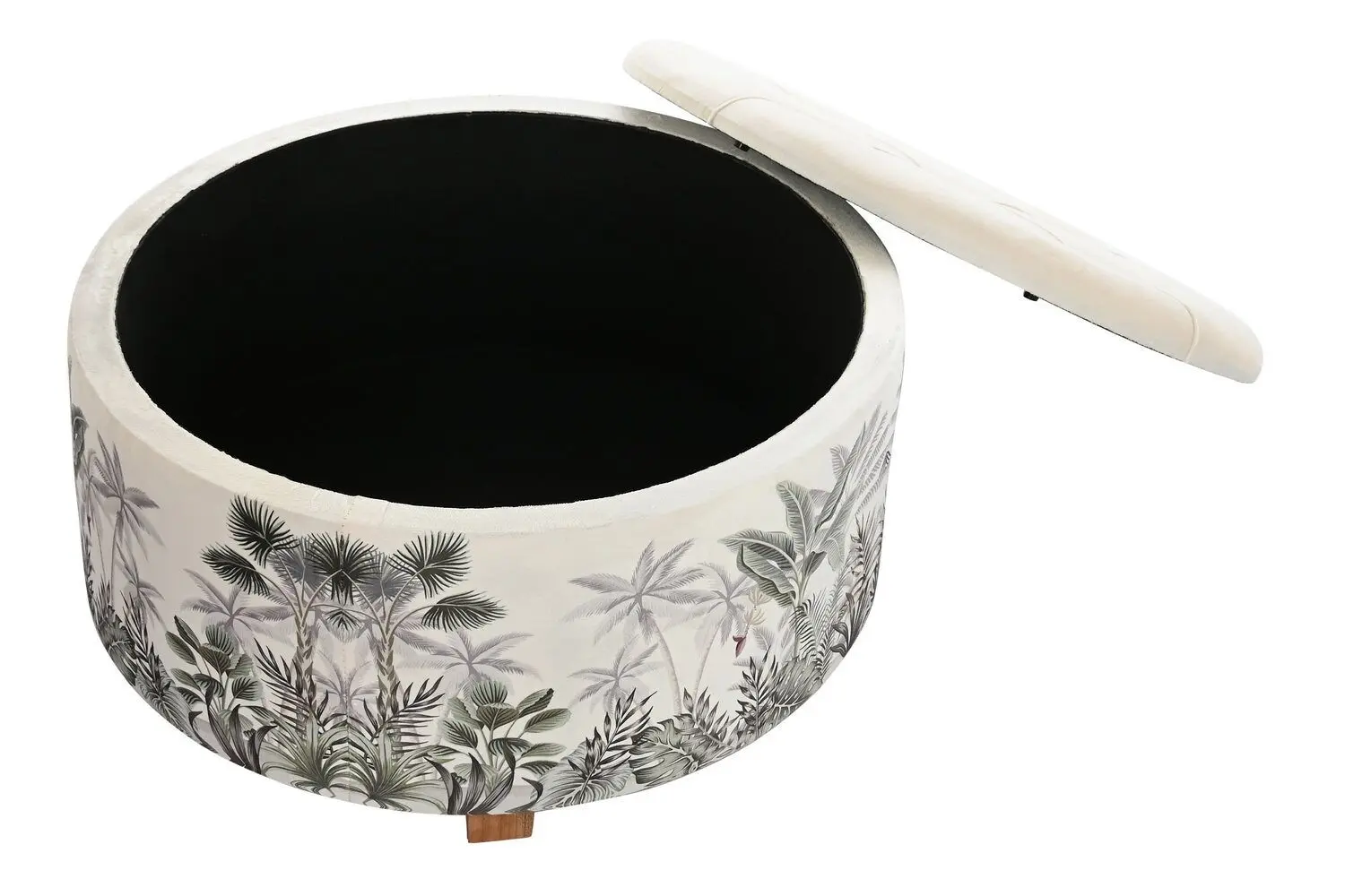 REPOSAPIES SET 2 POLIESTER MDF 80X80X43 TROPICAL MB193705