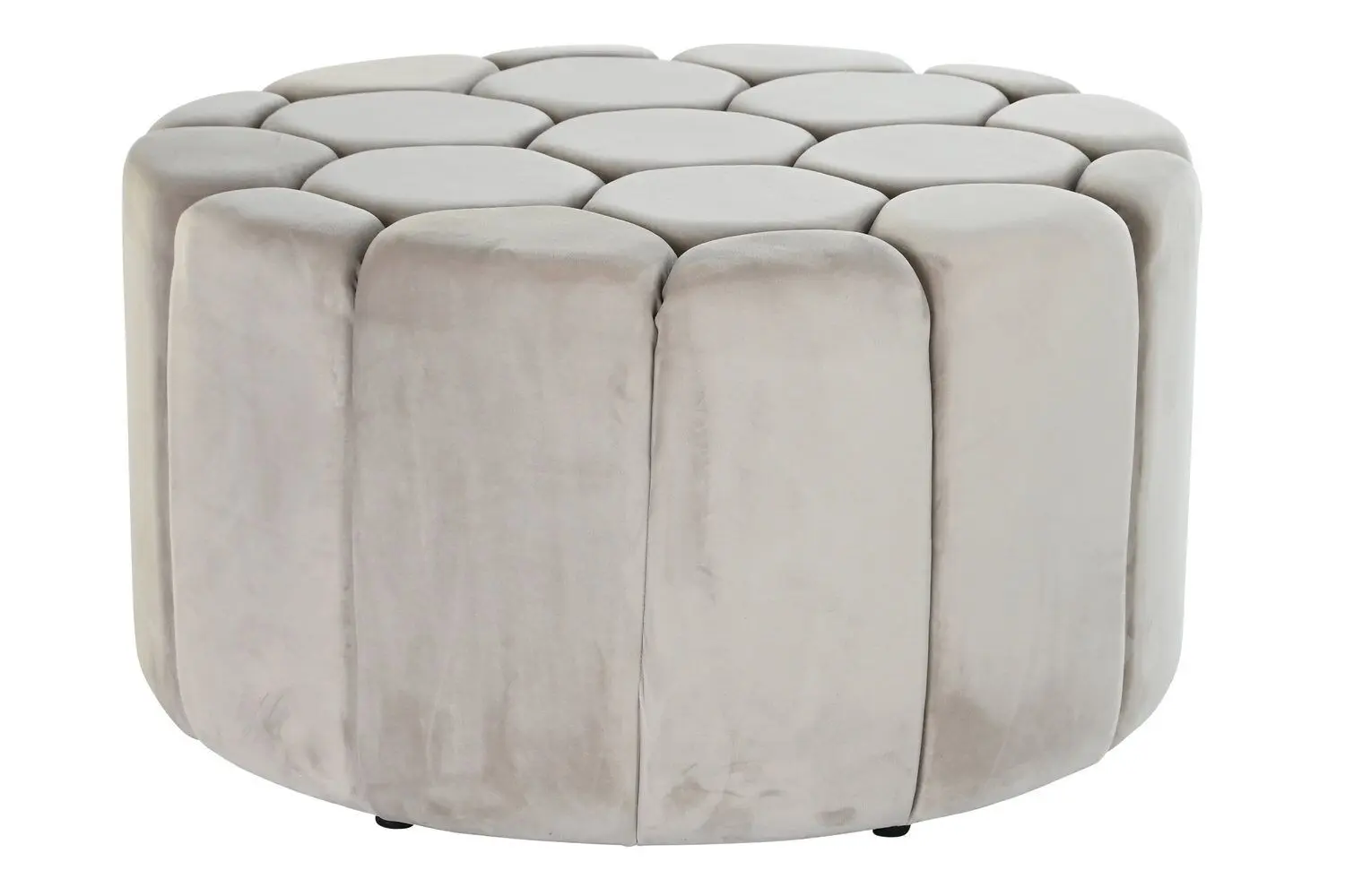 FOOTREST POLYESTER MDF 86X86X48 BEIGE MB197249