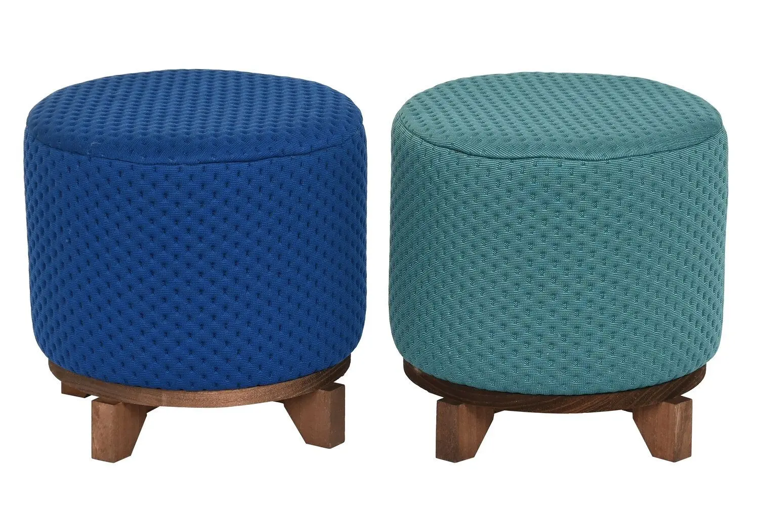 FOOTREST POLYESTER WOOD 30X30X30 2 ASSORTED. MB206395