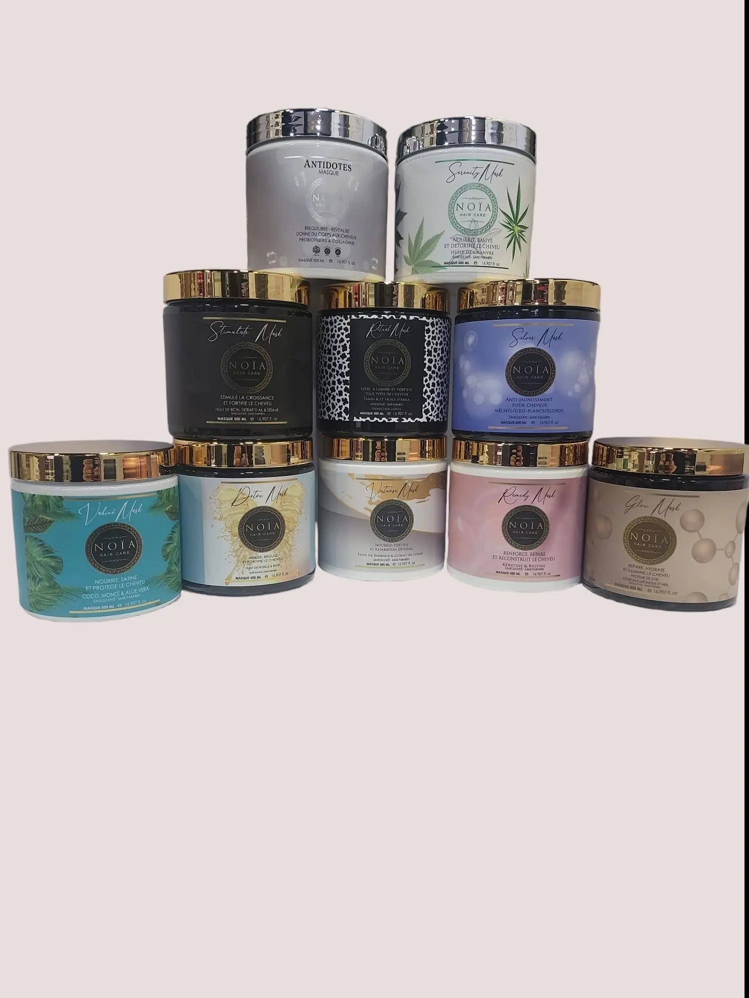 Combo 10 Masken 500 ml