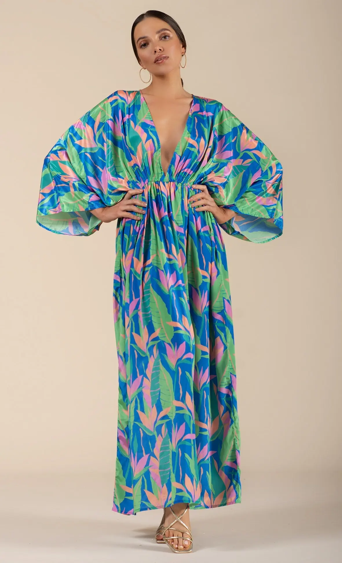 Frances Maxi-Kaftan-Kleid Paradise