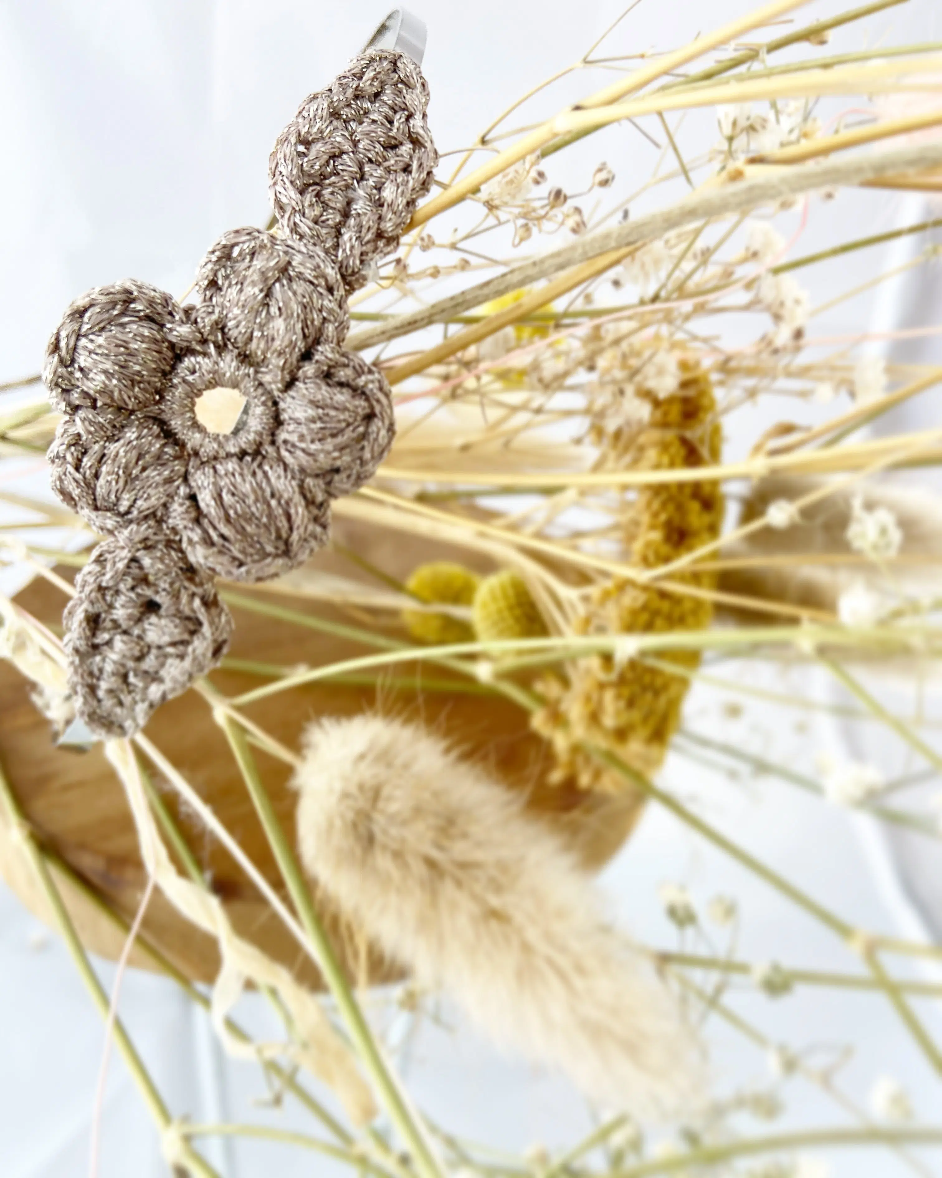 Gold Flower Headband