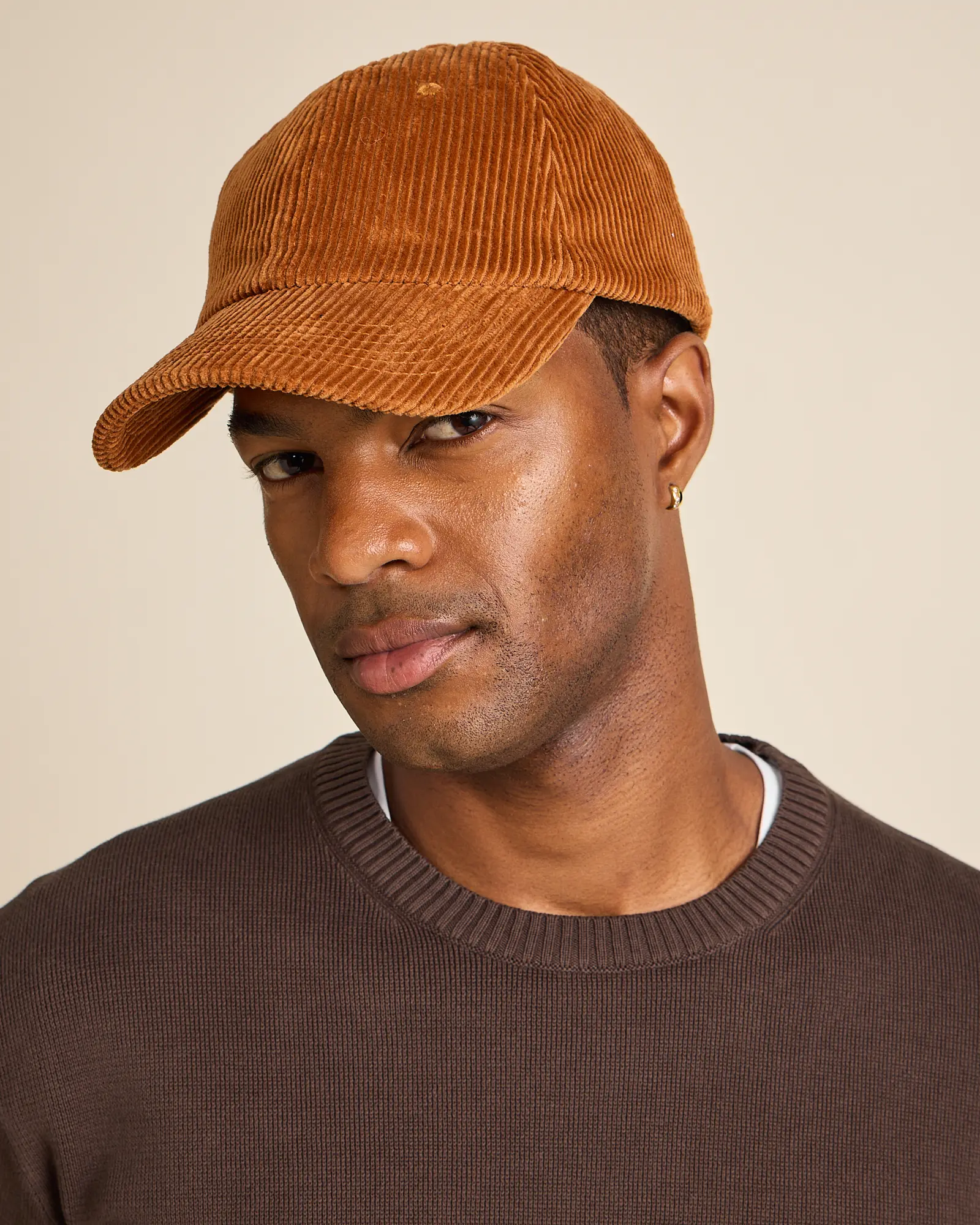 CASQUETTE VELOURS - CAMEL