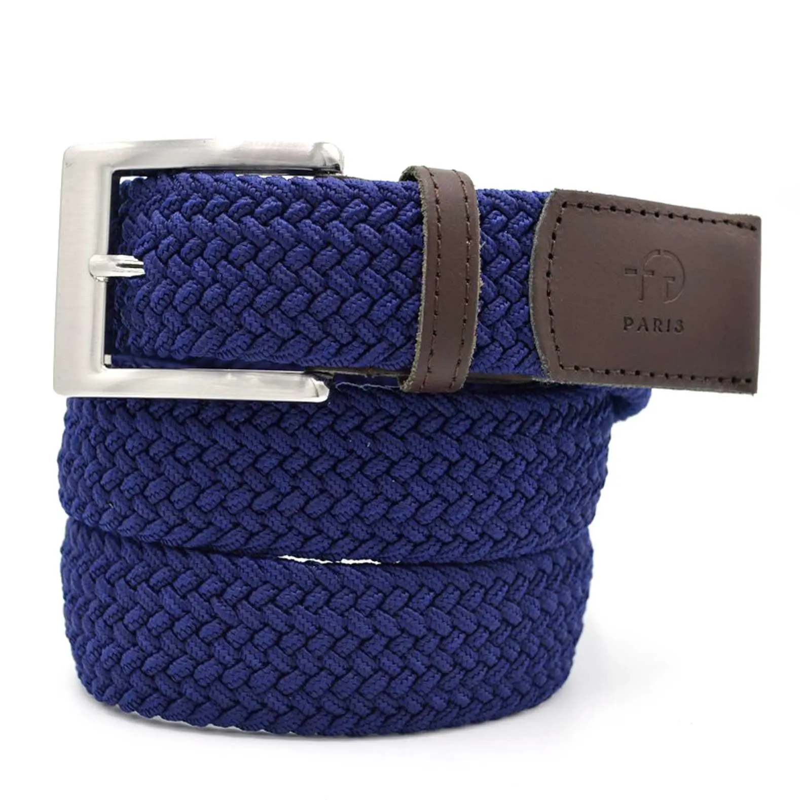 Navy Braided Belt