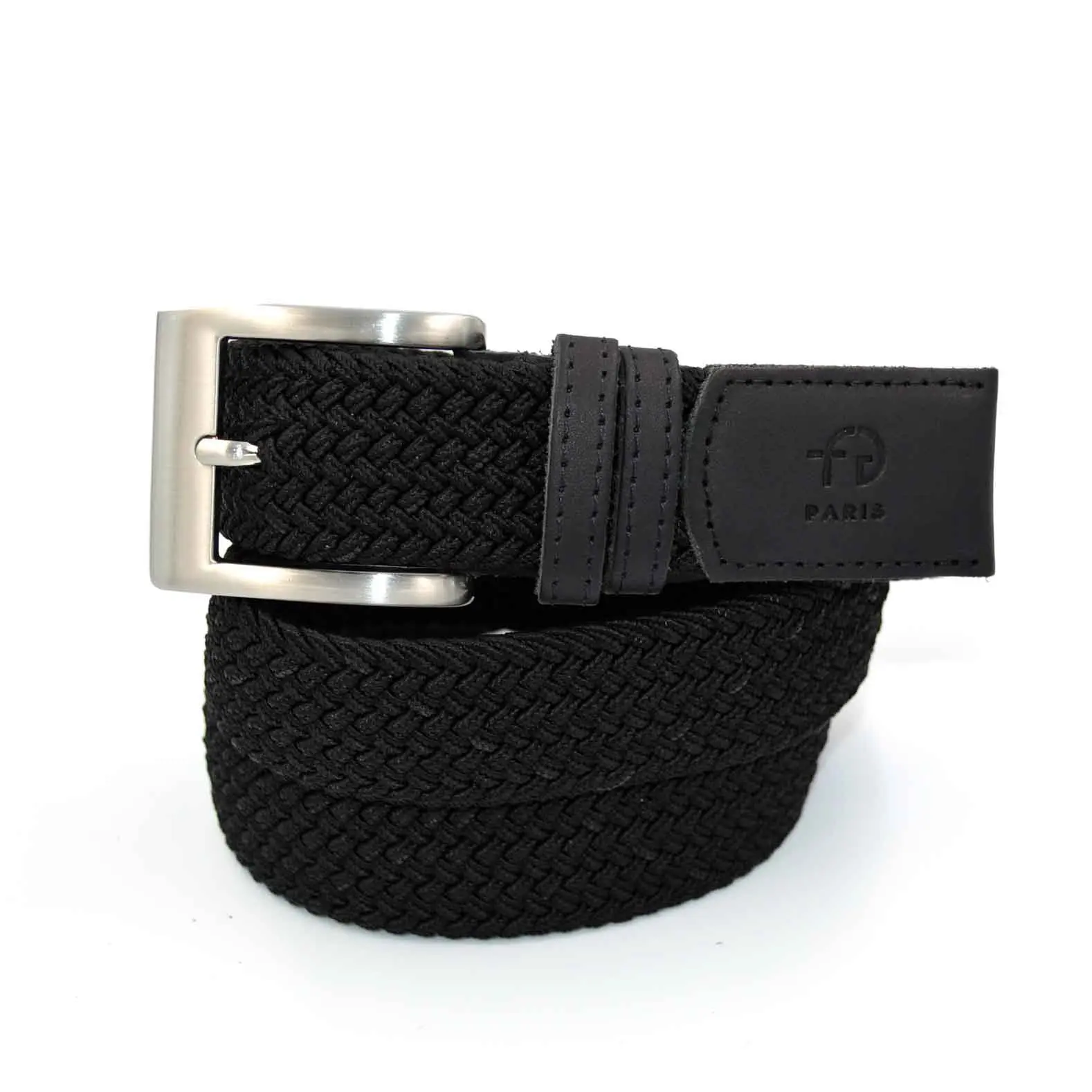 Black Braided Belt