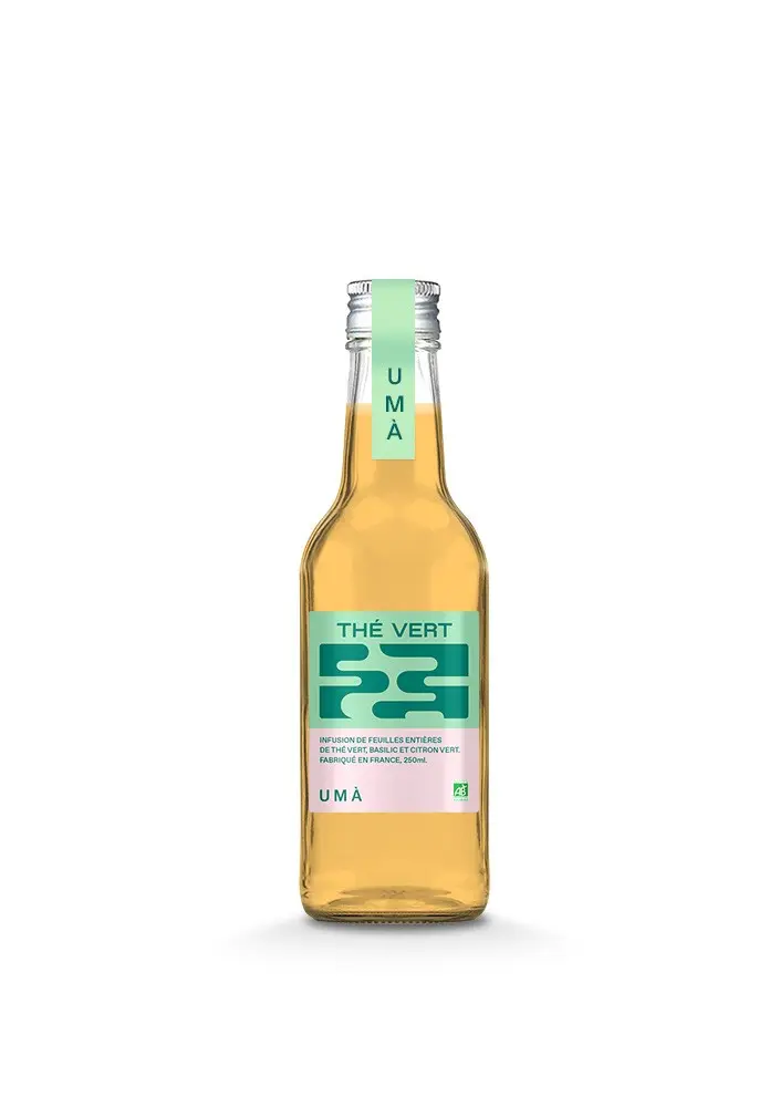 Grüner Tee, Basilikum, Limette - 12x25cl