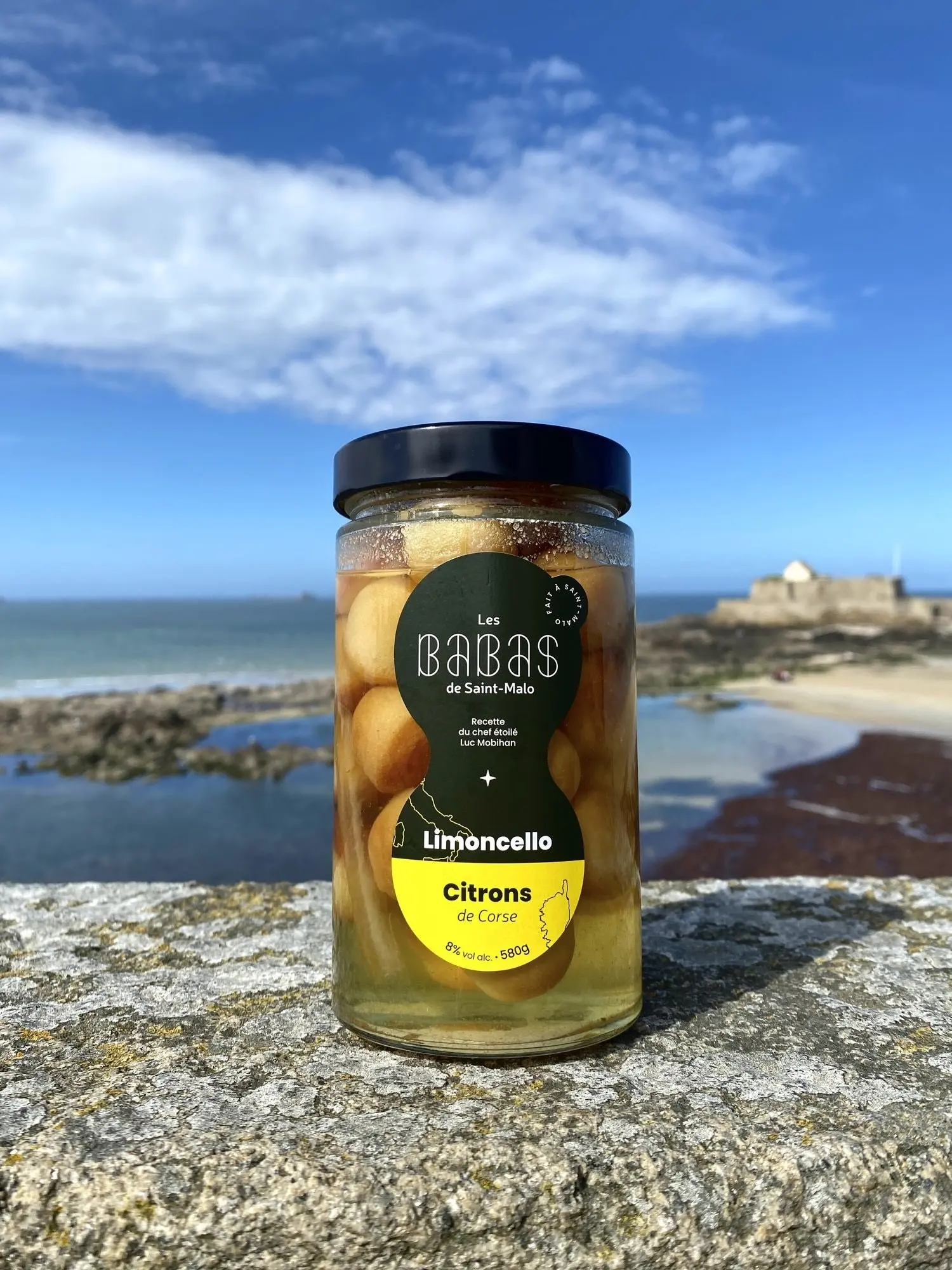 Bolitas de babas con limoncello y limones corsos, 680 g / Masa