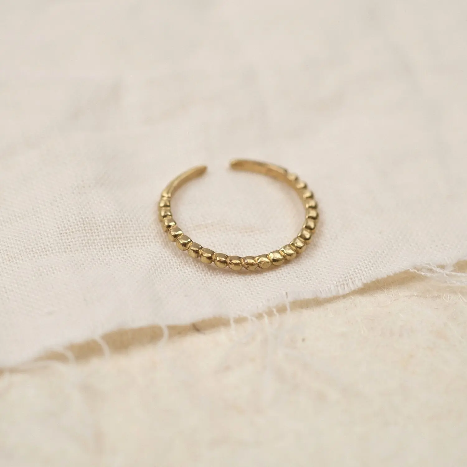 Messing Schmuck, Nachhaltig, Gold - Nala Ring