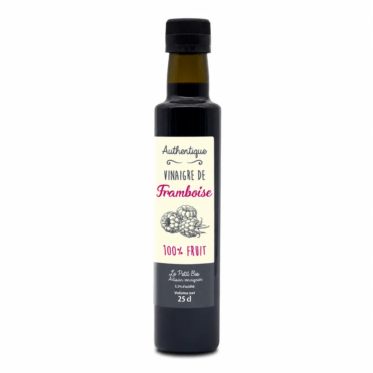 Vinaigre de Framboise 100% fruit