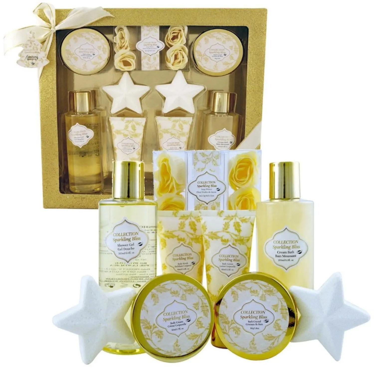 Sparkling Bliss Gold - Prestige Bath Set