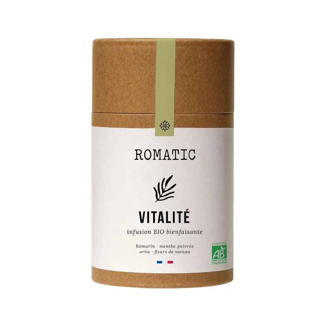 VITALITY organic infusion 40g - rosemary - peppermint - nettle - elderflower