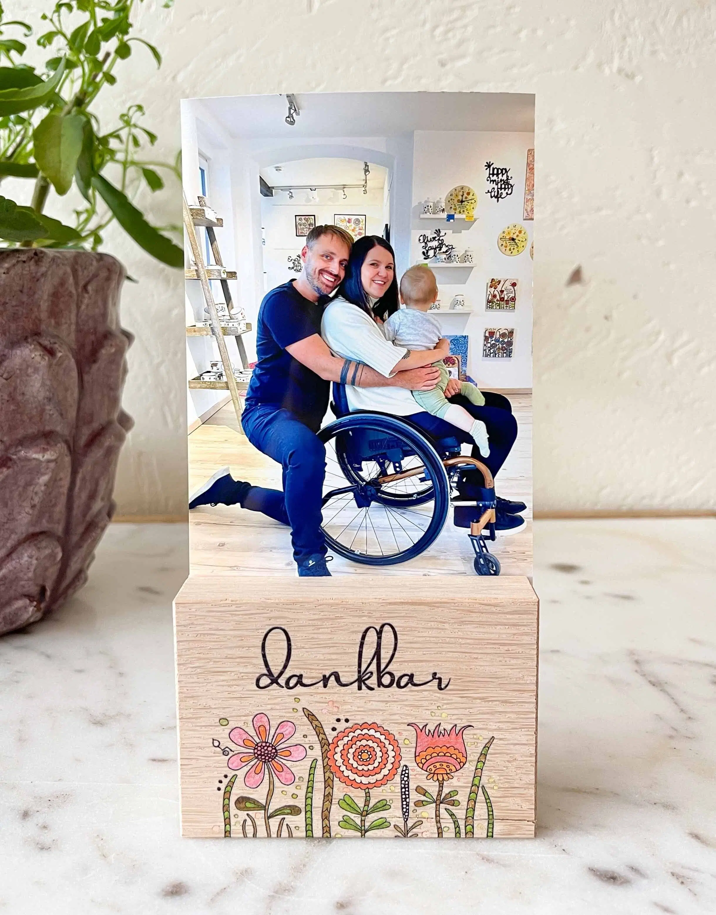 photo holder "grateful"
