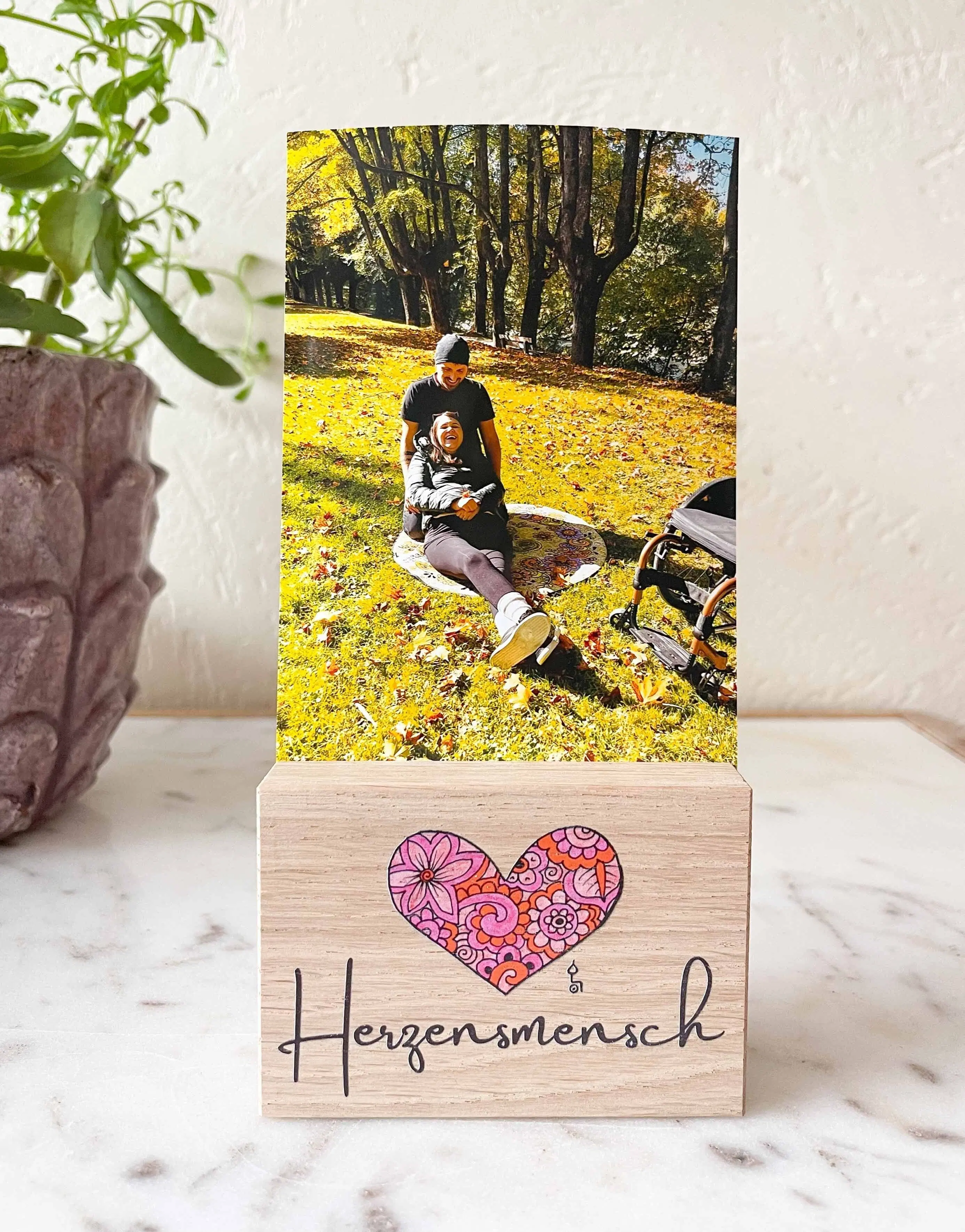 Photo holder "Heartman"