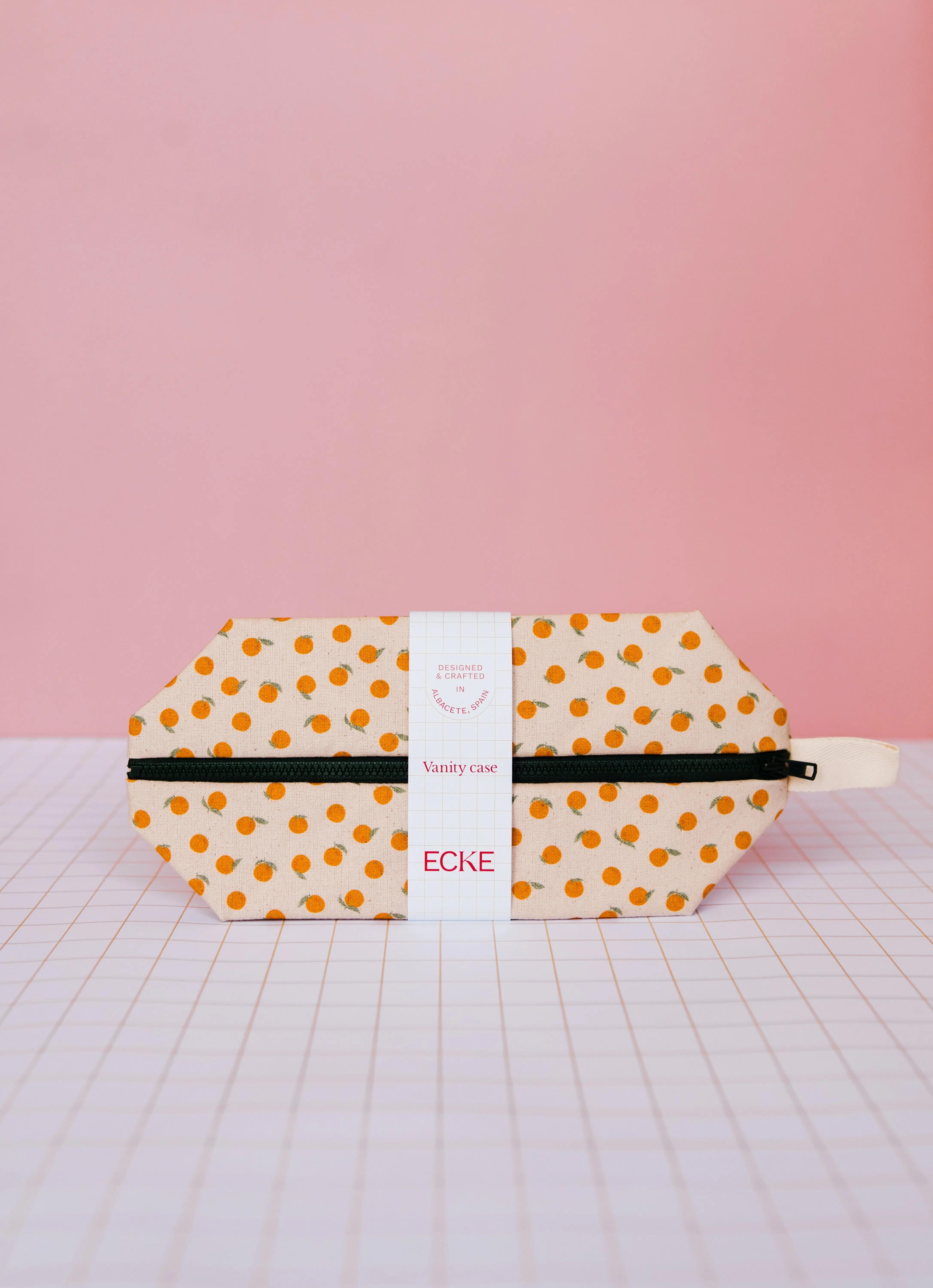 Nude Orange Toiletry Bag