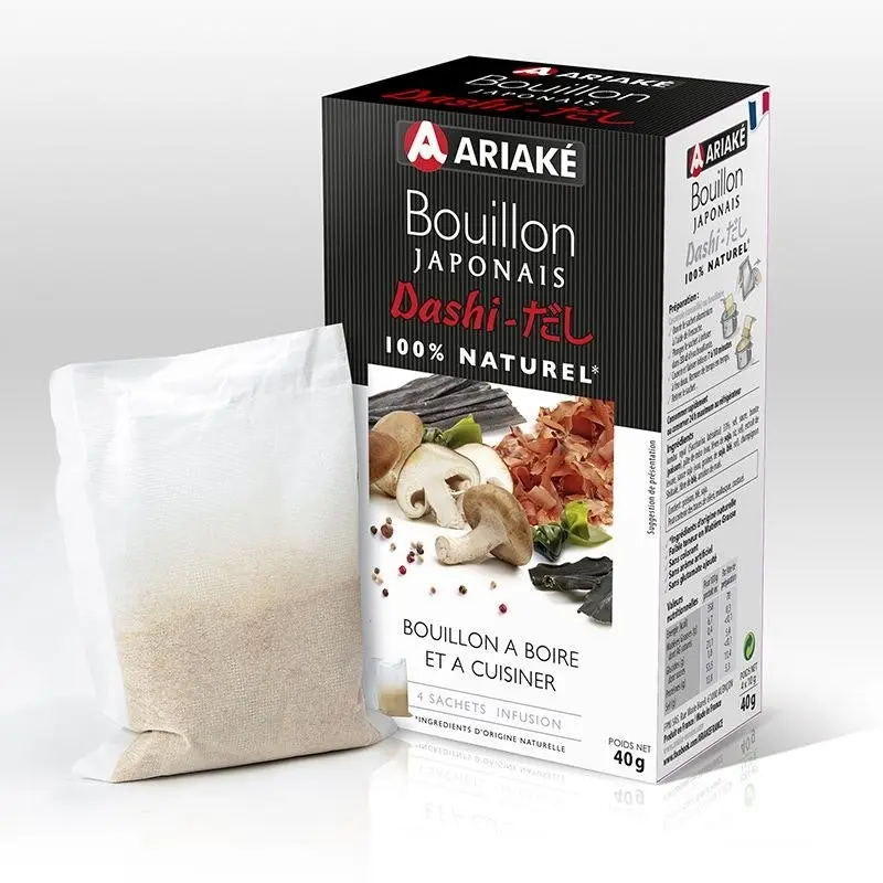 Ariaké - Dashi Broth, 4 sachets of 10g (for 4 x 33cl of broth)