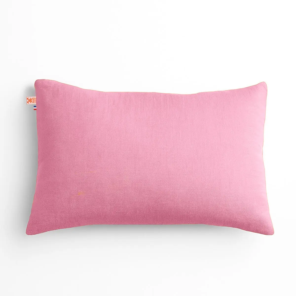 Rectangle Cushion in Organic Cotton Pink