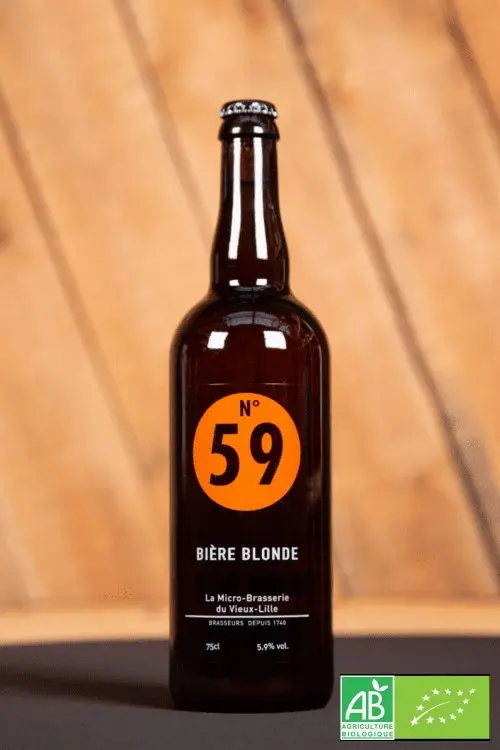 No. 59 Blonde Beer at 5.9% Vol. 75cl