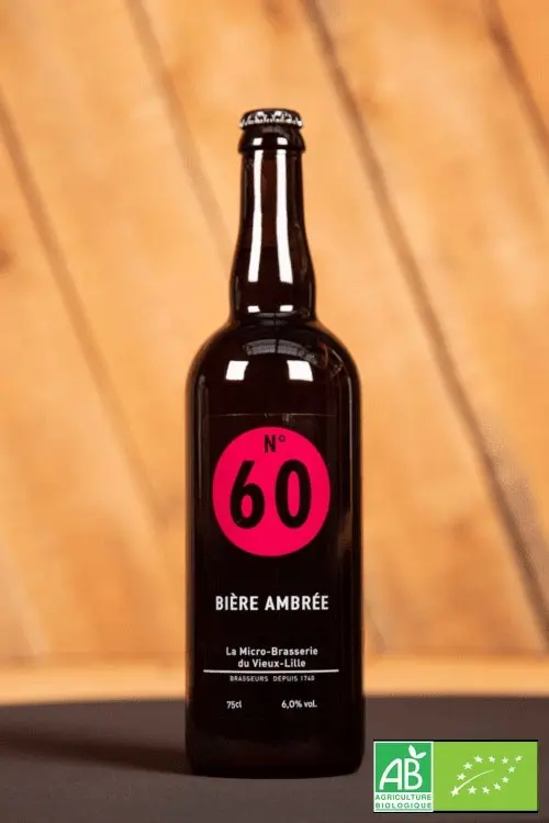 No. 60 Amber Beer at 6.0% Vol. 75cl