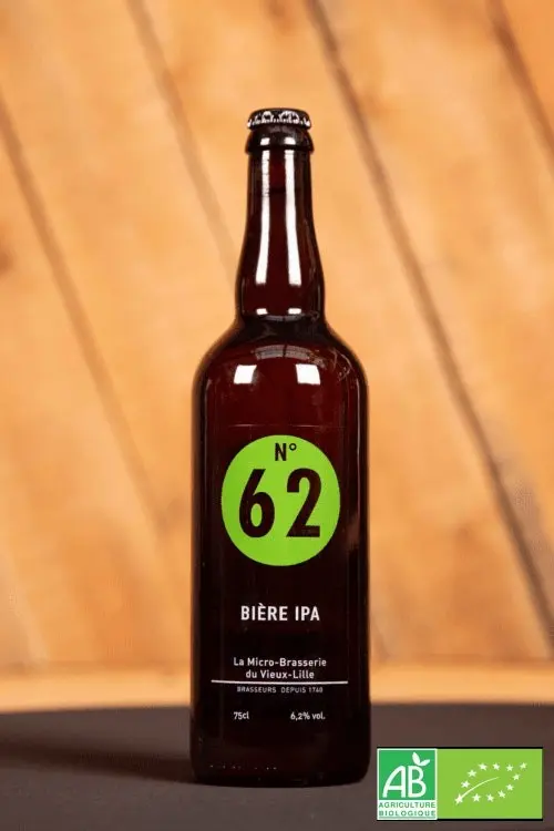 N°62 Bière IPA à 6,2% Vol. 75cl