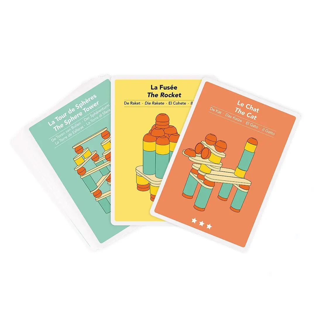Playing cards for the Stix Creative Cards building game