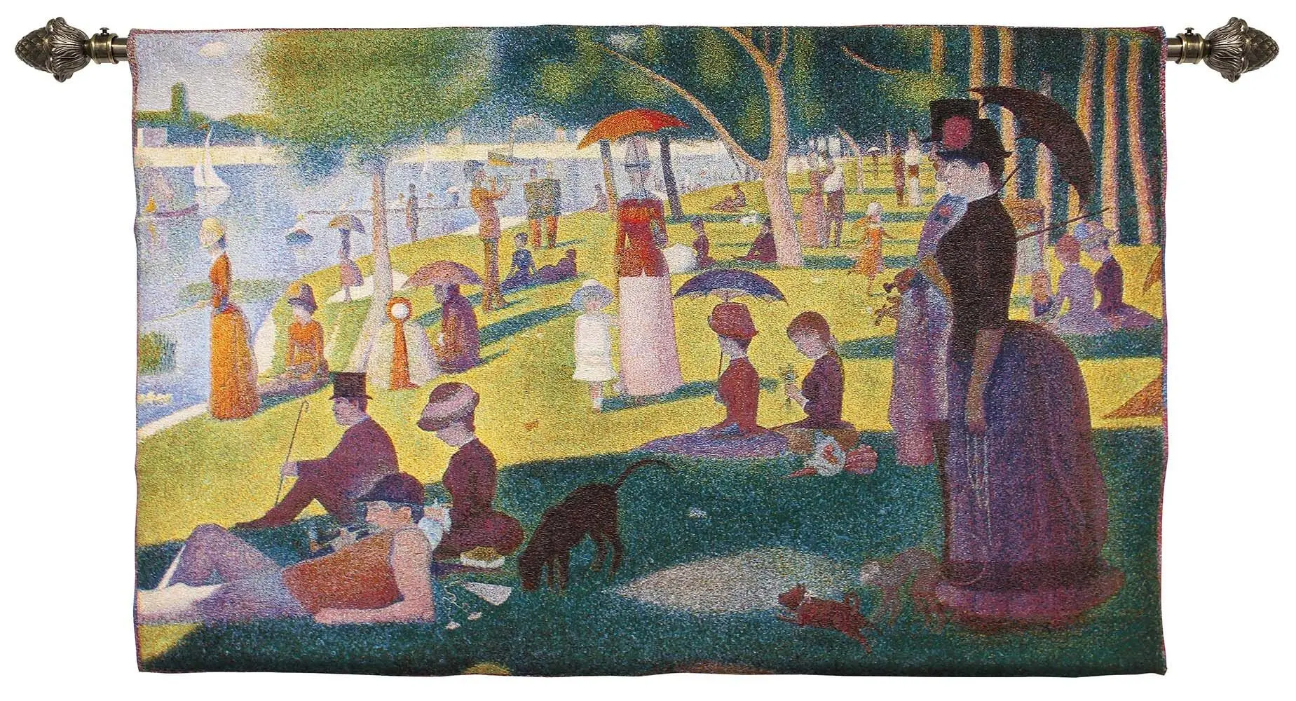 Seurat A Sund La Grande Jat - Appeso a parete 139cm x 90cm (120 aste)