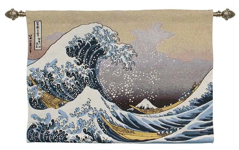 Great Wave off Kanagawa - Da appendere alla parete 69 cm x 100 cm (70 aste)